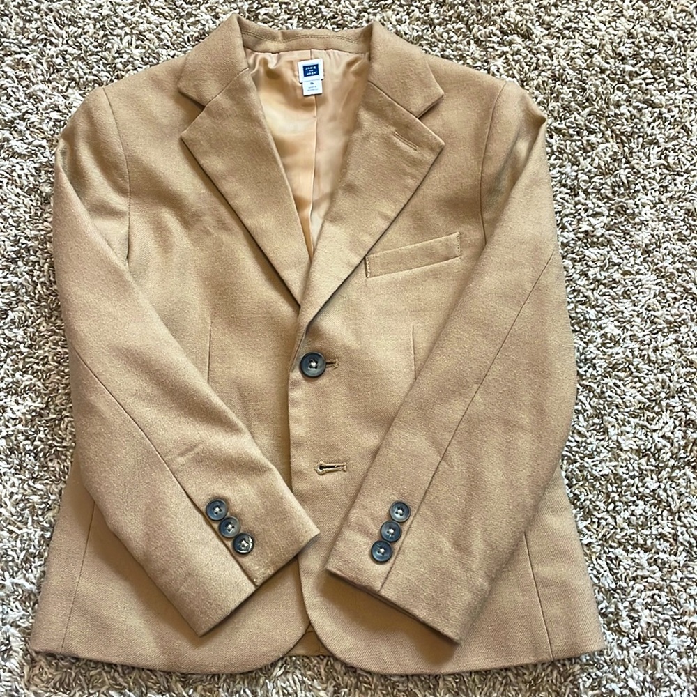 Janie and Jack size 5 tan wool blazer